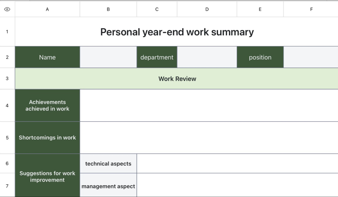 Personal year-end work summary